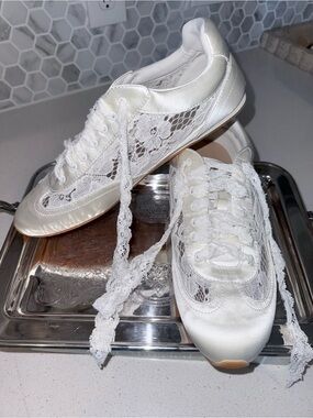 Jewel Badgley Mischka Inez Fashion Sneaker - BRIDAL SNEAKER